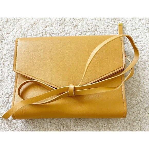 Clutch Tech Organizer Roll Honey Vegan Leather Katherine Carmel Colored NEW - Picture 1 of 9